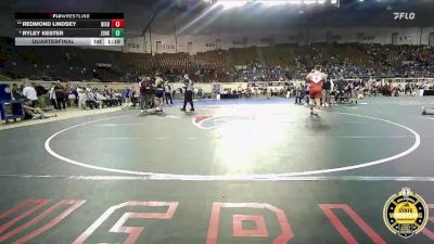 B6A-285 lbs Quarterfinal - Redmond Lindsey, Bixby vs Ryley Kester, Jenks