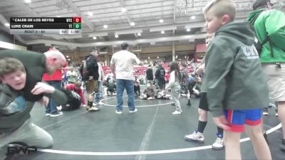 64 lbs Champ. Round 1 - Caleb De Los Reyes, WTC vs Luke Crain, Team Tulsa