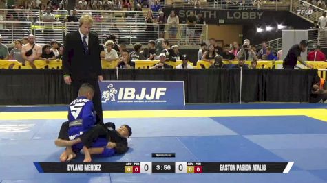 Dyland Mendez vs Easton Pasion Atalig 2025 Pan Kids Jiu-Jitsu IBJJF Championship