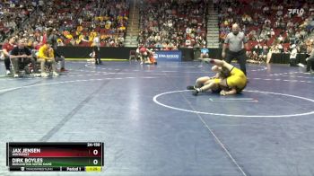 2A-150 lbs Cons. Round 4 - Jax Jensen, Winterset vs Dirk Boyles, Burlington Notre Dame