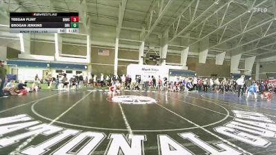 110 lbs Cons. Round 3 - Teegan Flint, Bear River Wrestling Club vs Brogan Jenkins, Sublime Wrestling Academy