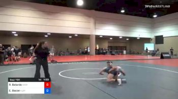 87 lbs 3rd Place - Roman Belardo, Georgia vs Emma Bacon, Florida