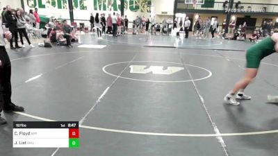 197 lbs Final - Carson Floyd, Appalachian State vs Jonathan List, George Mason