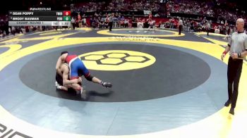 D1-138 lbs Champ. Round 1 - Dean Poppy, Thom. Worthington vs Brody Bauman, Perrysburg