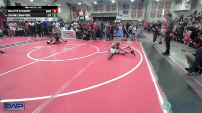 110 lbs Rr Rnd 1 - Miles Allen, Barnsdall Youth Wrestling vs Clayton Warner, Sallisaw Takedown Club