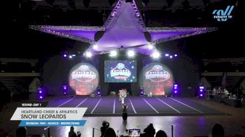 Heartland Cheer & Athletics - Snow Leopards [2023 L1 Tiny - Novice - Restrictions Day 1] 2023 America's Best Grand Nationals