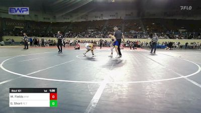 101 lbs Final - Maddox Fields, Stillwater vs Garrett Short, PC Takedown