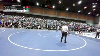 165 lbs Champ. Round 1 - Ahonui Perreira, Kamehameha vs Wyatt Tomazin, Douglas