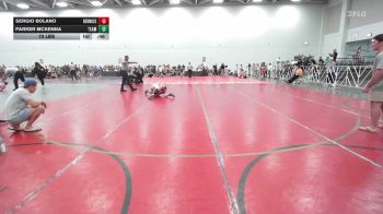 75 lbs Rr Rnd 1 - Sergio Bolano, RedNose Wrestling School - EL vs Parker Mckenna, Team RJN - EL
