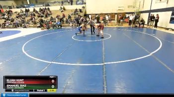 165 lbs Cons. Round 2 - Emanuel Diaz, Aurora Universtiy vs Elijah Hunt, Concordia College