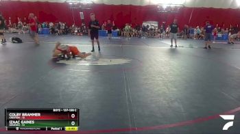 137-138 C Round 2 - Izaac Gaines, Geneseo vs Colby Brammer, Creston