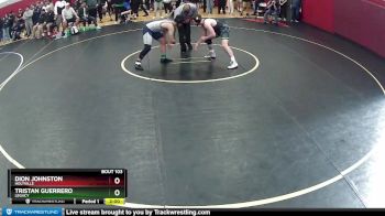 150 lbs Champ. Round 1 - Dion Johnston, Holtville vs Tristan Guerrero, Legacy