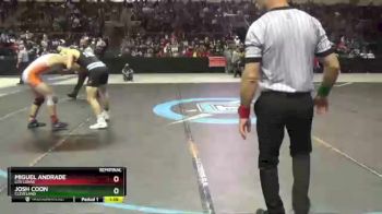 5A 170 lbs Semifinal - Josh Coon, Cleveland vs Miguel Andrade, Los Lunas