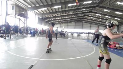 95 lbs Rr Rnd 5 - Austin Urioste, New Mexico Bad Boyz vs Luka Chavez, Valley Bad Boys