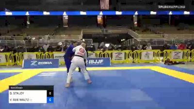 GEORGINA STALEY vs VANESSA SUE WALTZ 2020 World Master IBJJF Jiu-Jitsu Championship