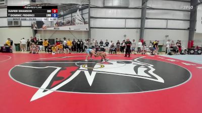 79 kg Champ. Round 2 - Xavier Swanson, Cougar Wrestling Club vs Dominic Federici, Lehigh Valley Wrestling RTC