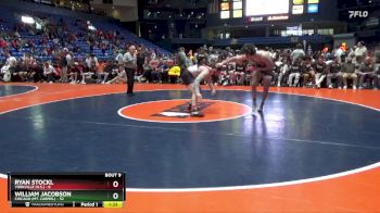 215 lbs Finals (8 Team) - William Jacobson, Chicago (Mt. Carmel) vs Ryan Stockl, Yorkville (H.S.)