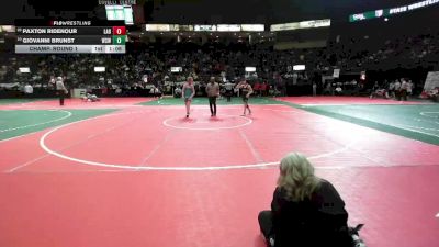 110 lbs Champ. Round 1 - Paxton Ridenour, LABA vs Giovanni Brunst, WSW1