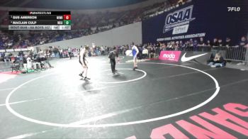 6A Boys 157 lbs Semifinal - Gus Amerson, Newberg Boys vs Maclain Culp, West Linn Boys