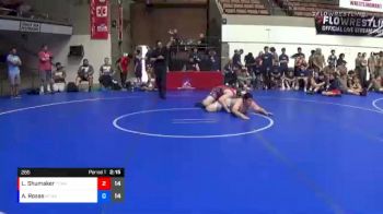 285 lbs Round 4 (16 Team) - Logan Shumaker, TCWA vs Adam Rosas, KCWA