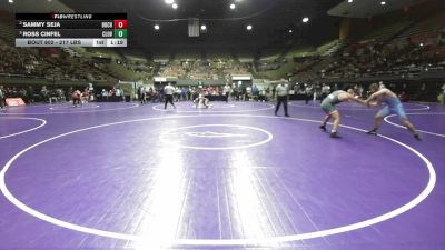 217 lbs Semifinal - Sammy Seja, Buchanan vs Ross Cinfel, Clovis North