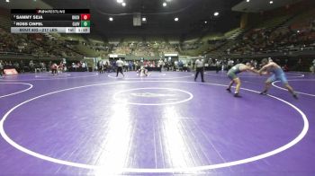 217 lbs Semifinal - Sammy Seja, Buchanan vs Ross Cinfel, Clovis North
