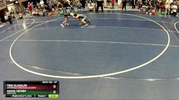 67 lbs Semifinal - Trig Klingler, Sanderson Wrestling Academy vs Nixon Newby, WESTLAKE