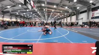 138 lbs Quarterfinal - Luke Webb, Ranger 47 Wrestling Club vs Santiago Santibanez, 4oz Wrestling