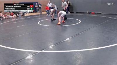 95 lbs 3rd Place Match - John Swan, Homedale Wrestling Club vs Matthew McNulty, All In Wrestling Academy