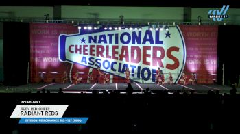 Ruby Red Cheer - Radiant Reds [2025 L2.1 Performance Rec - 12Y (NON) Day 1] 2025 NCA Atlanta Classic