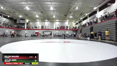 174 lbs Cons. Round 4 - Skyler Geer, Newman vs Dillon Walker, Gannon