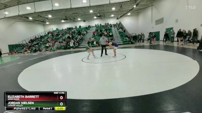 130 lbs Champ. Round 1 - Jordan Nielsen, Lander Valley vs Elizabeth Barrett, Wind River