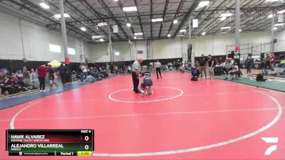 120 lbs Semifinal - Hawk Alvarez, Mayfair Youth Wrestling vs Alejandro Villarreal, Norco