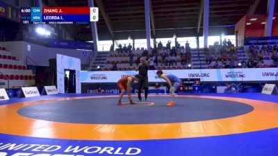 55 kg 1/8 Final - Jin Zhang, China vs Iulia Leorda, Moldova