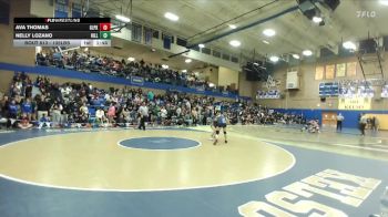 135lbs Champ. Round 2 - Ava Thomas, Glacier Peak (Girls) vs Nelly Lozano, Hillsboro (Girls)