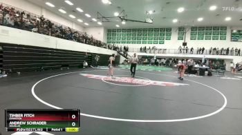 132 lbs Cons. Round 4 - Andrew Schrader, Douglas vs Timber Fitch, Evanston