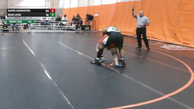 197 lbs Cons. Round 3 - Iran Love, Salem vs Gavin Hardister, Davis & Elkins