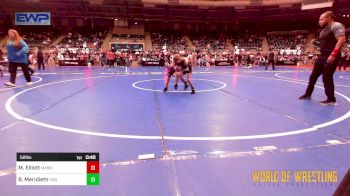 52 lbs Semifinal - Maverick Elliott, Mat Assassins vs Ben Meridieth, GGB Ohio