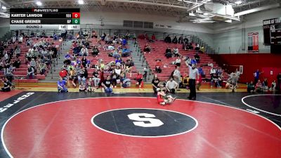 52-55 lbs Round 3 - Chase Greiner, Mt. Pleasant vs Karter Lawson, Yough