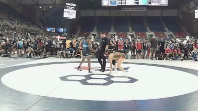 135 lbs Champ. Rd Of 64 - Sanai Villagran, California vs Naima Ghaffar, Indiana