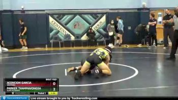 138 lbs Semifinal - Parker Thammavongsa, SLAM Academy vs Acencion Garcia, Western