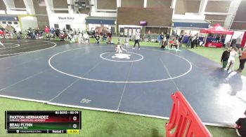 65-74 lbs Semifinal - Beau Flynn, Champions WC vs Paxton Hernandez, Sublime Wrestling Academy