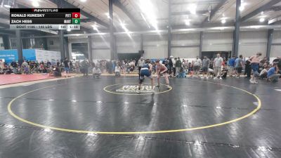 145 lbs Consi Of 4 - Ronald Kunesky, Pittsburgh vs Zach Hess, Martinsburg