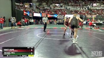 Champ. Round 1 - Wiatt Hume, Lincoln County (Eureka) vs Micheal Bell, Wolf Point