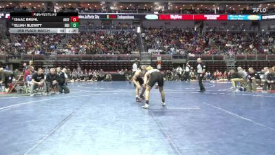 3A-150 lbs 3rd Place Match - Elijah Blewitt, Indianola vs Isaac Bruhl, Ankeny Centennial