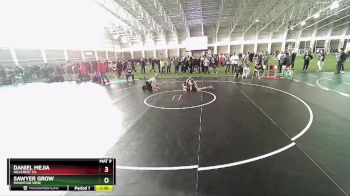 132 lbs Cons. Round 3 - Sawyer Grow, Mountain View vs Daniel Mejia, Hillcrest CA