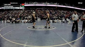 1A 190 lbs Quarterfinal - Rylan Alvarez, Uwharrie Charter Academy vs Cael Dunn, Avery County High School