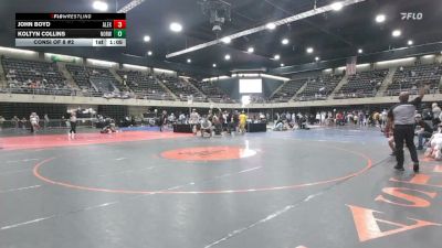 110 lbs Consi Of 8 #2 - John Boyd, Alexandria vs Koltyn Collins, Norwich