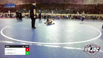 98 lbs Round Of 16 - Sy Stoute, NORTH DESOTO WRESTLING ACADEMY vs Atreyu Whitten, Open Mats