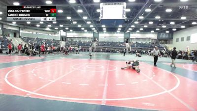 141 lbs Champ. Round 2 - Landon Holmes, Williams Baptist vs Luke Carpenter, WVU Tech (W.Va.)